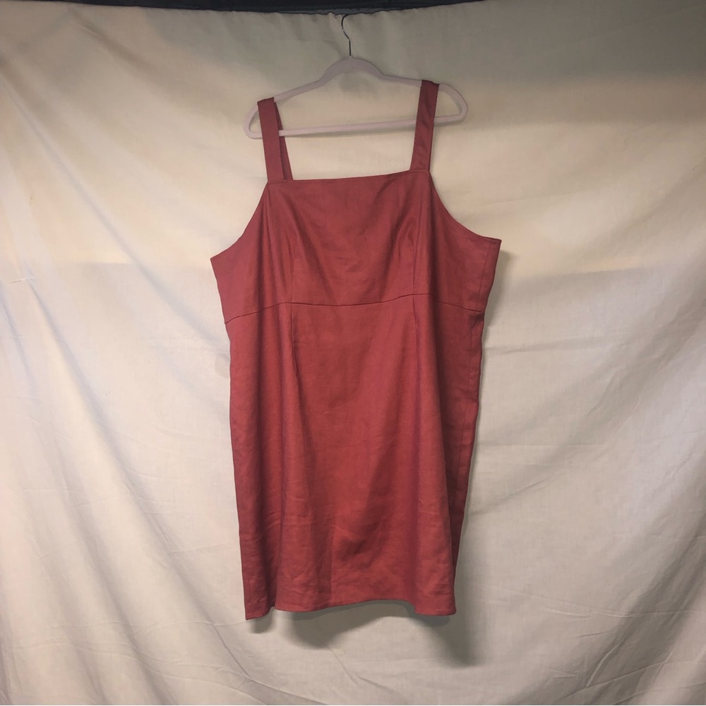 Plus size J Crew burnt orange/coral dress